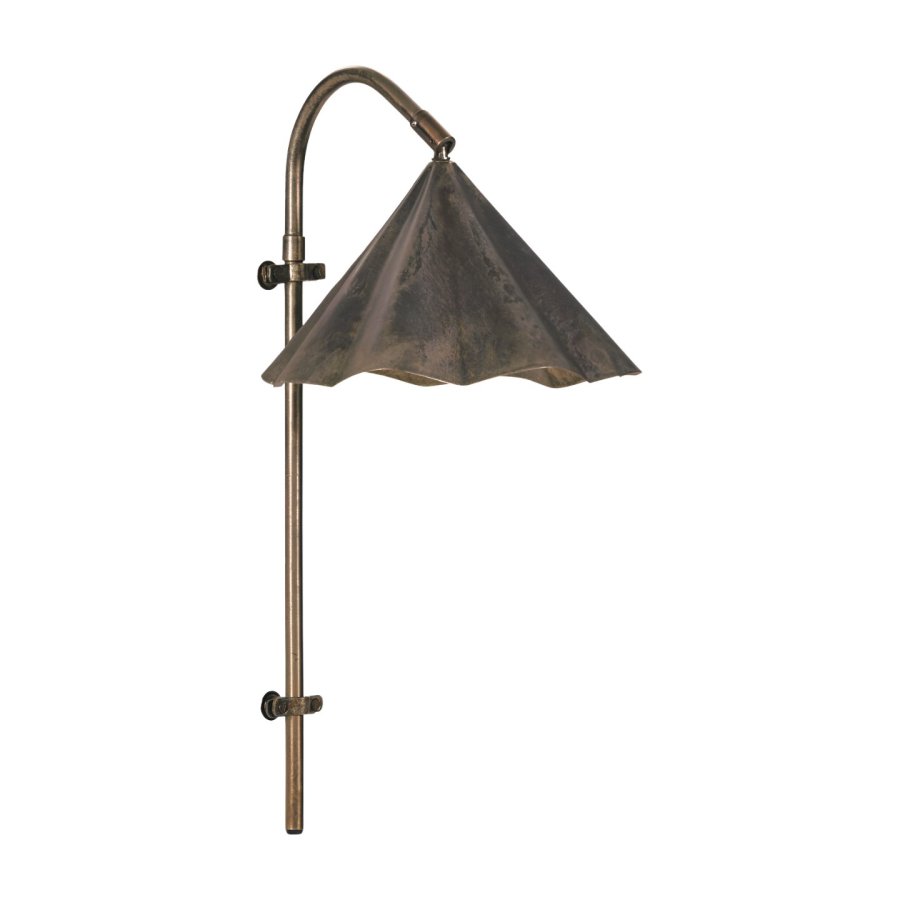 House Doctor Flola Wandleuchte 51 cm, Antique Brown