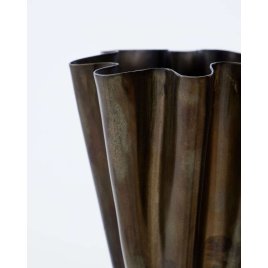 House Doctor Flood Vase H13 cm, Antik Brun