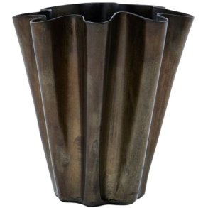 House Doctor Flood Vase H13 cm, Antik Brun