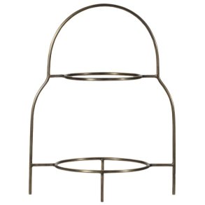 House Doctor Sana Tallerkenopsats H32 cm, Antik Messingfinish