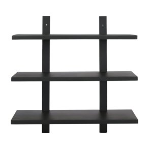 House Doctor Set Wandregale 75 cm, Schwarz