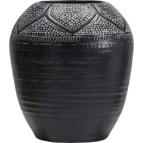 House Doctor Bloss Vase H31,5 cm, Schwarz