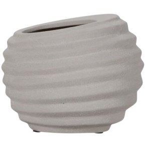 House Doctor Happ Blumentopf H20 cm, Off-white