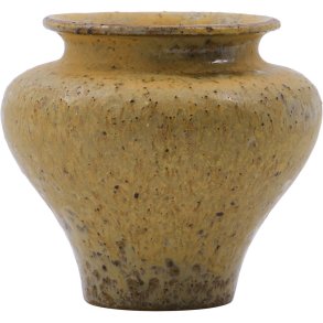 House Doctor Kolo Vase H8,5 cm, Mustard