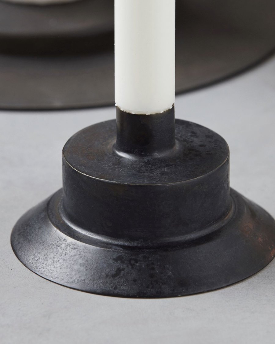 House Doctor Lid Lysestage H5,5 cm, Antik Messing