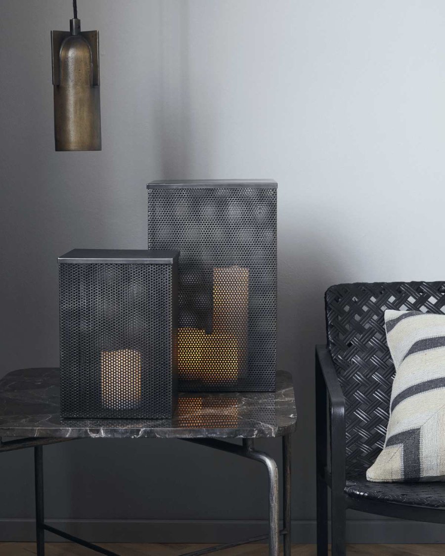 House Doctor Verse Lanterne 2 stk, Sort