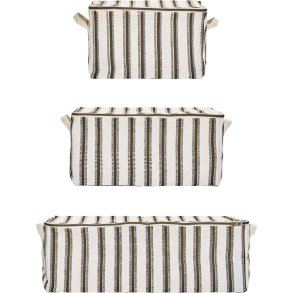 House Doctor Vibes Aufbewahrungskorb 3er Set, Hellbraun