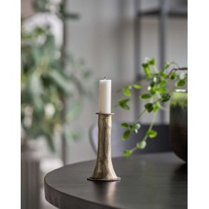 House Doctor Ticca Lysestage H13 cm, Antik Guld