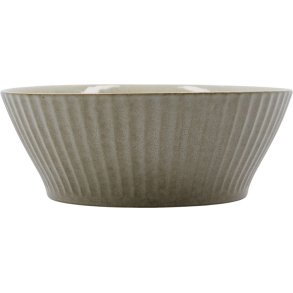 House Doctor Pleat Skål Ø19 cm, Grå/Brun