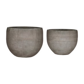 House Doctor Brave Urtepotte 2 stk, Cement