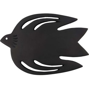 House Doctor Pira Untersetzer 22 cm, Schwarz