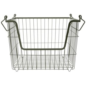 House Doctor Taw Korb H23,5 cm, Armeegrn