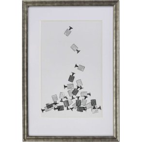 House Doctor Amp Wandkunst 40x60 cm, Schwarz