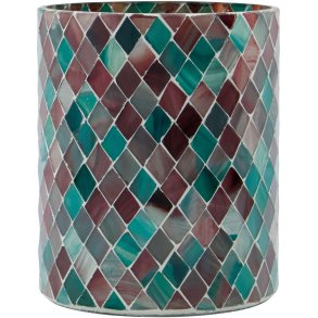 House Doctor Teela Teelichthalter H13 cm, Grn/Braun