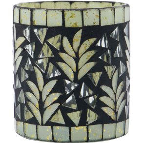 House Doctor Palm Teelichthalter H8 cm, Schwarz