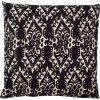 House Doctor Ikat Kissenbezug 50x50 cm, Schwarz