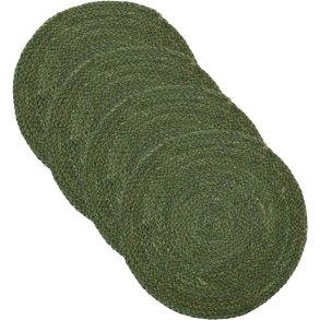 House Doctor Circle Das Tischset 4er Set 38 cm, Grn