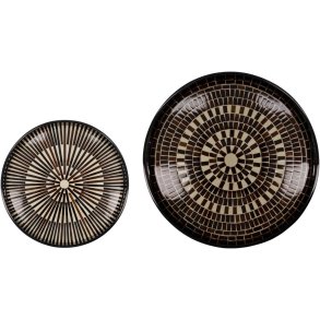 House Doctor Serve Tablett 2er Set, Braun