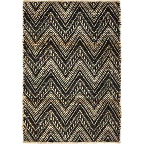 House Doctor Monta Fumatte 60x90 cm, Jute/Schwarz