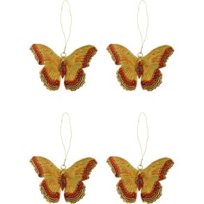 House Doctor Humi Dekoration 4er Set, 12,5 cm, Golden