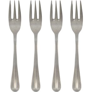 House Doctor Mora Kuchengabel 4er Set, Silbernes Finish