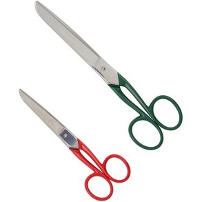 House Doctor Schere 2er Set, Rot/Grn