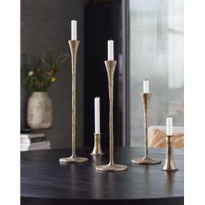 House Doctor Stada Lysestage H42,5 cm, Antik Messing