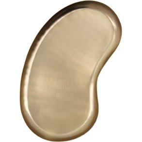 House Doctor See Tablett 28x15 cm, Antikes Messing