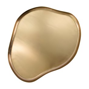 House Doctor Osea Tablett 41x35 cm, Antikes Messing