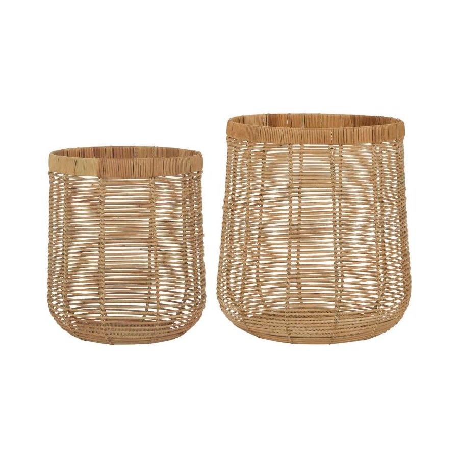 House Doctor Live Korb 2er Set, Rattan