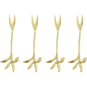 House Doctor Serve Serviergabel 4er Set, Antikes Gold