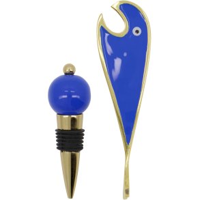 House Doctor Open Barzubehör 2er Set, Gold/Blau