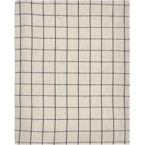 House Doctor Join Tischdecke 150x260 cm, Schwarz/Gebrochenes Wei