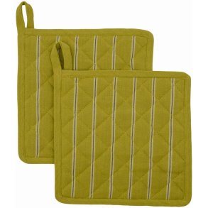 House Doctor Chef Grydelap 2 stk. 22x22 cm, Sennepsgul