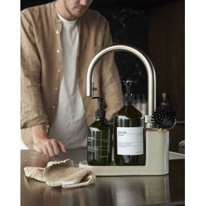Meraki Datura Børste- og Sæbeholder 26 cm, Shellish Grå