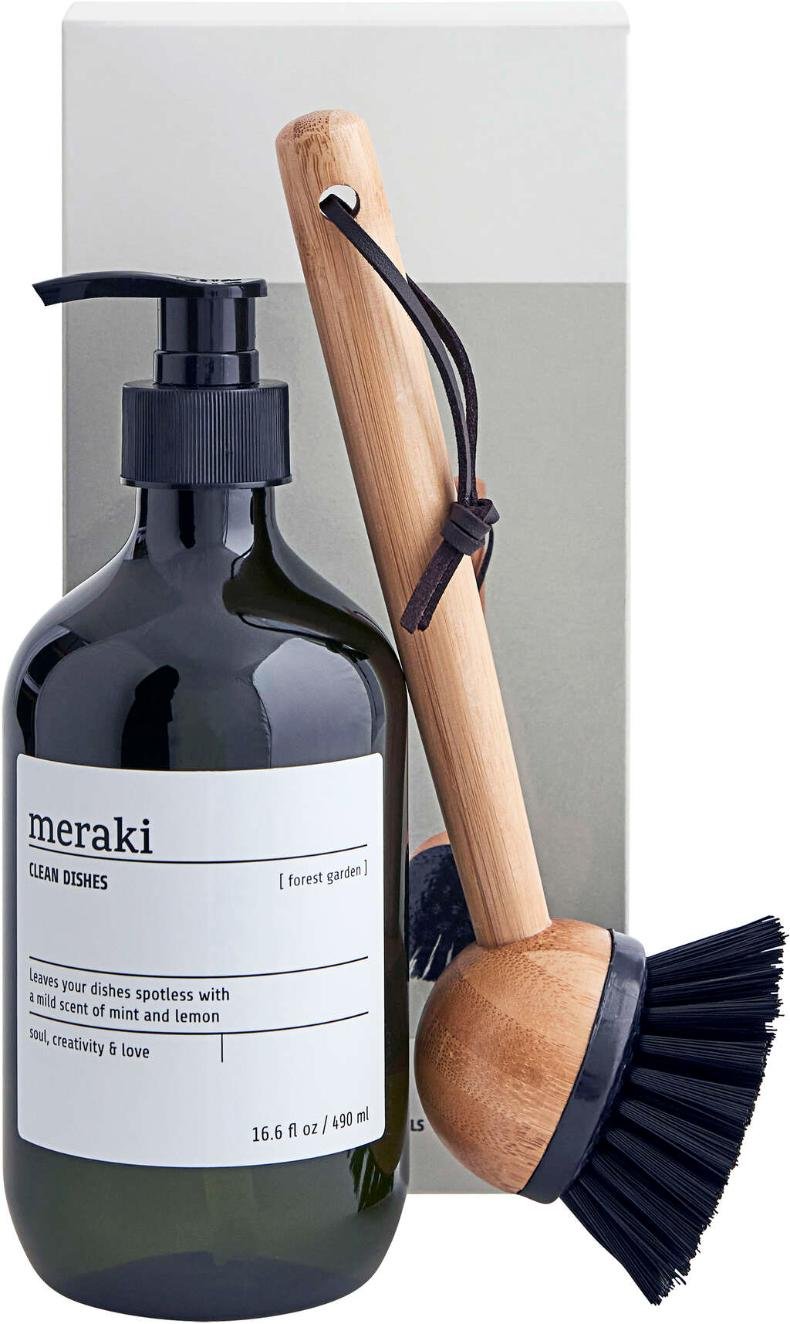 Meraki Gave�ske m. Opvaskemiddel & Opvaskeb�rste, Forest Garden