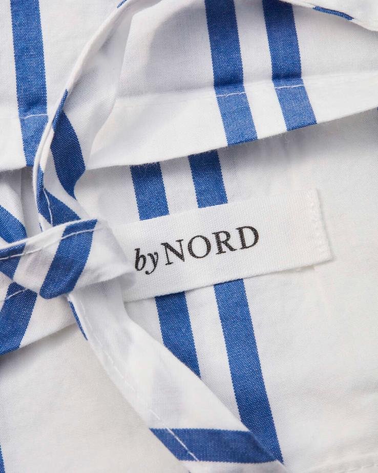 byNORD Liva Sengesæt 140x220 cm, Ocean
