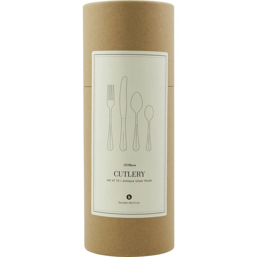 House Doctor Mora Bestiks�t 16 Dele, S�lvfinish