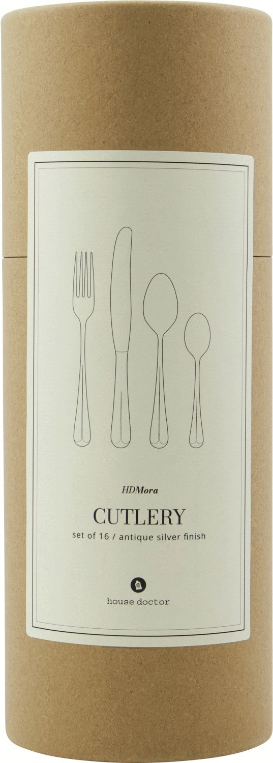 House Doctor Mora Bestiks�t 16 Dele, S�lvfinish