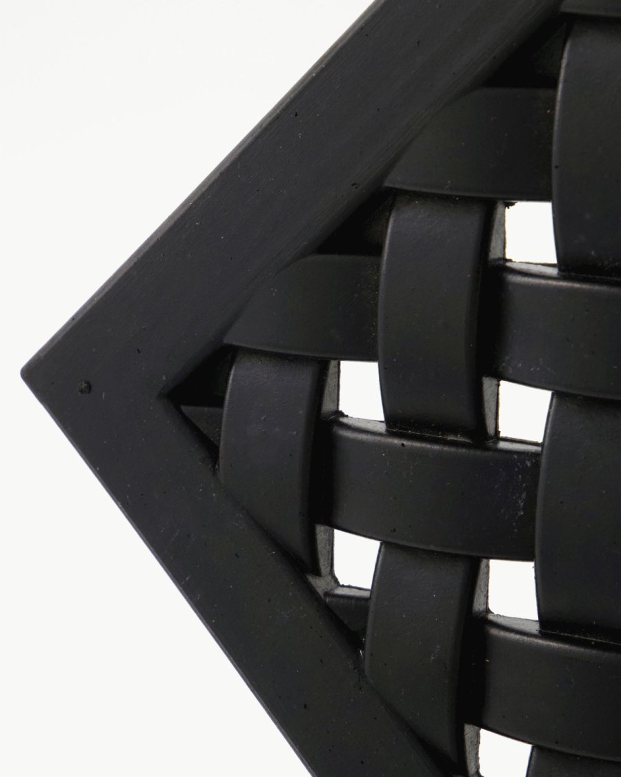 House Doctor Braid D�rm�tte 40x60 cm, Sort