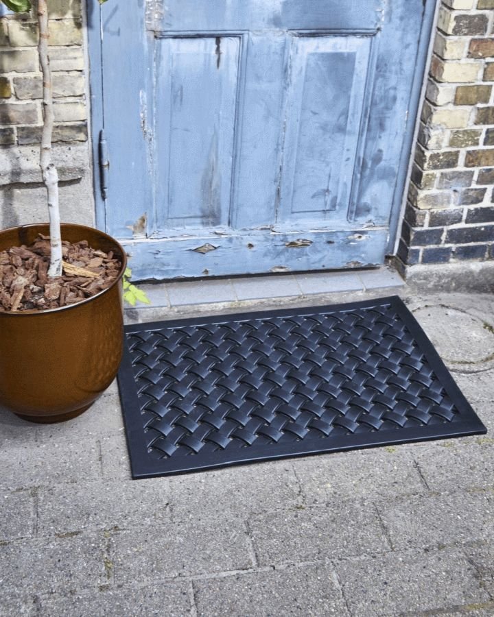 House Doctor Braid D�rm�tte 60x90 cm, Sort