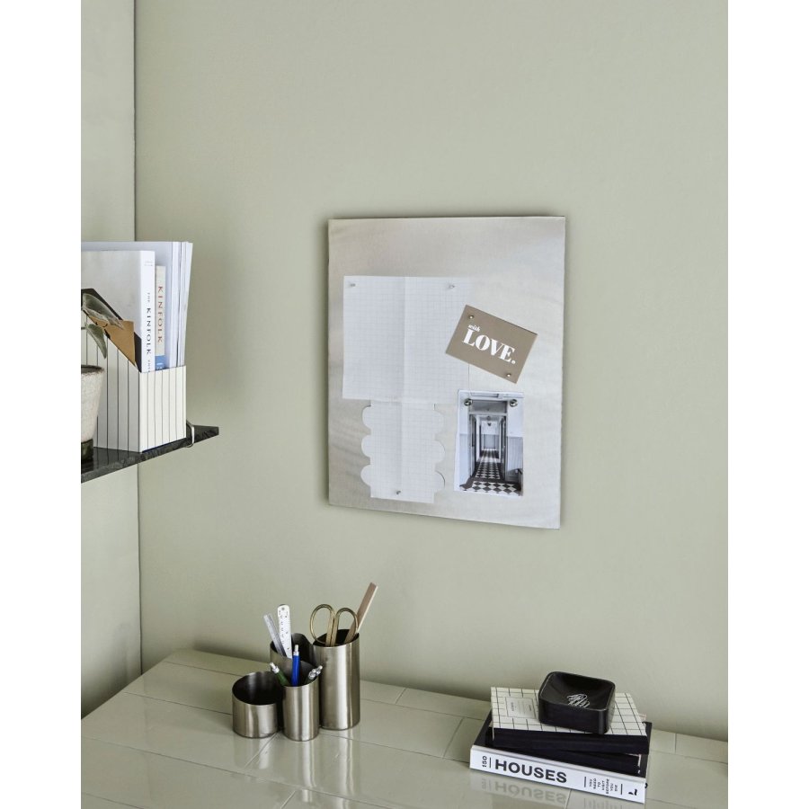 House Doctor Nema Tavle 40x50 cm, B�rstet S�lvfinish