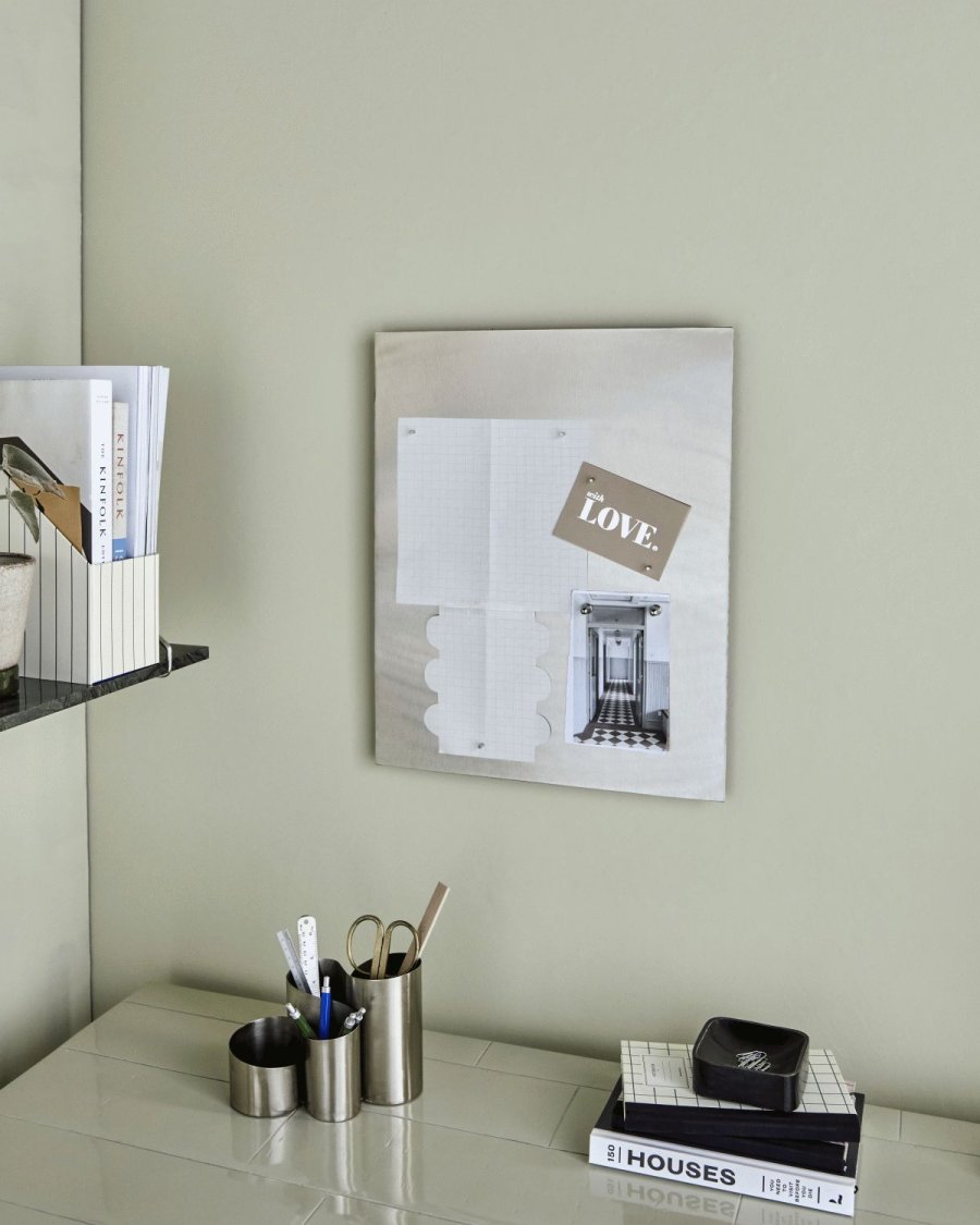 House Doctor Nema Tavle 40x50 cm, B�rstet S�lvfinish