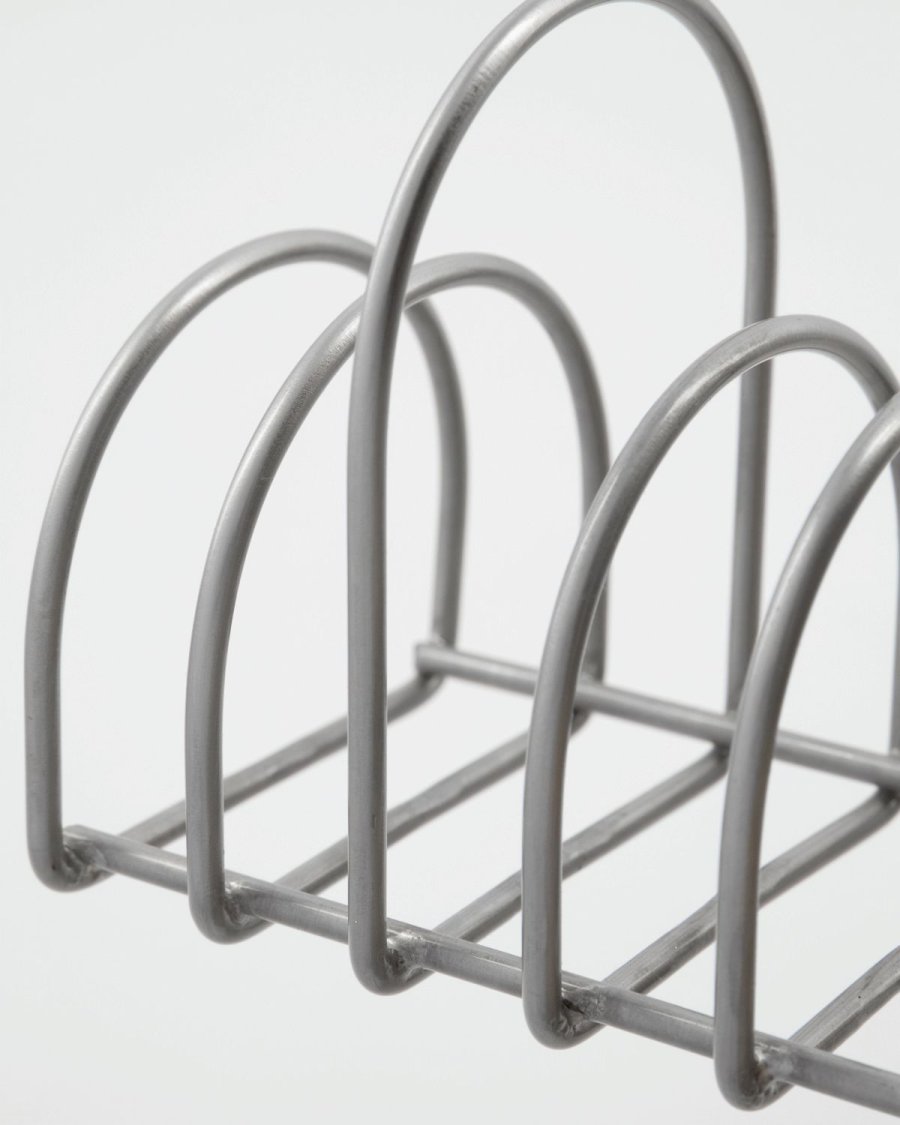 House Doctor Pampi Organisator 24x12,5 cm, B�rstet S�lv