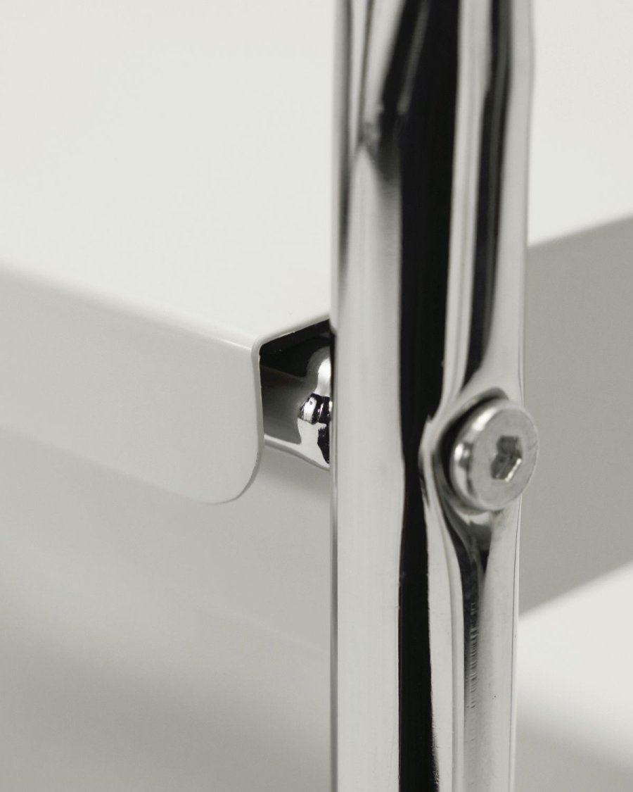 House Doctor Roll Trolley 85x42 cm, Silberfarbenes Finish