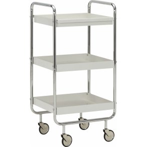 House Doctor Roll Trolley 85x42 cm, Silberfarbenes Finish