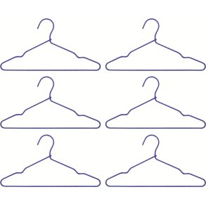 House Doctor Wire B�jle 6 stk, Bl�