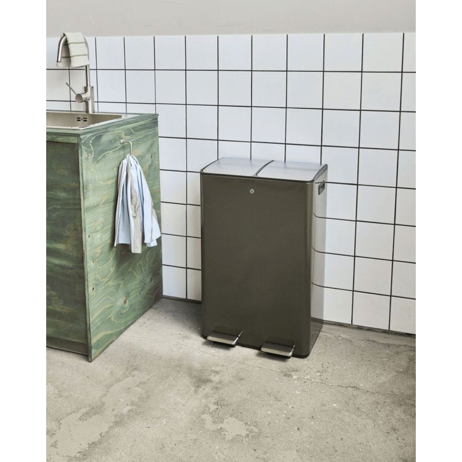 House Doctor Sort Skraldespand 60 L, Gr�n