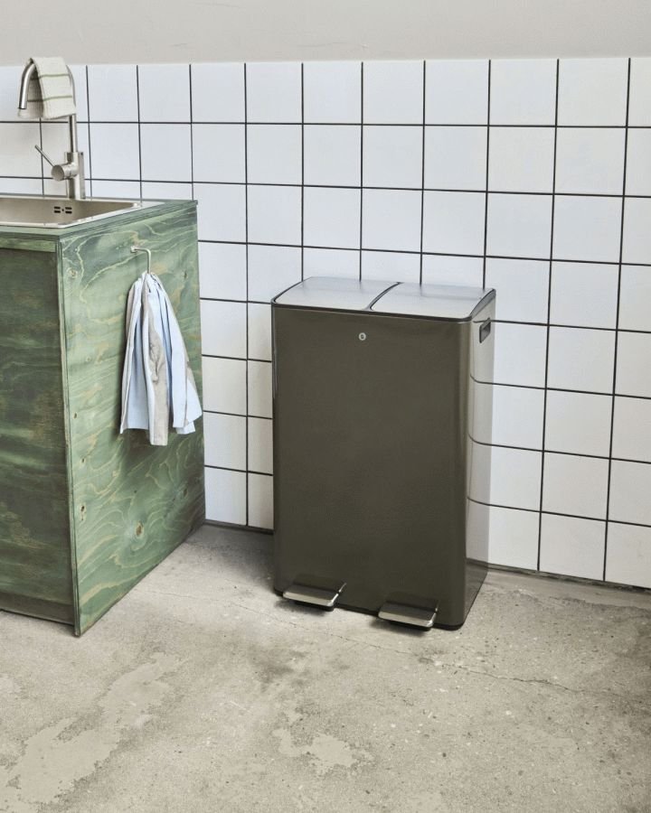 House Doctor Sort Skraldespand 60 L, Gr�n