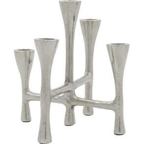 House Doctor Tristy Lysestage H20 cm, S�lvfinish